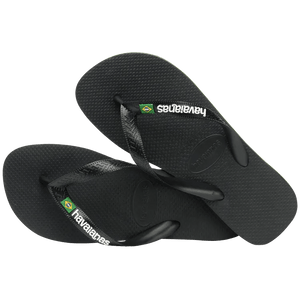 Havaianas Unisex Brazil Logo Black KS Boardriders Surf Shop