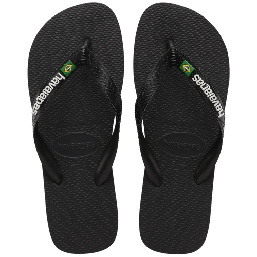 Havaianas Unisex Brazil Logo (Black) - KS Boardriders Surf Shop