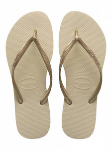 Havaianas Womens Slim Sand Areia/Dourado Claro - KS Boardriders | Philippines Online Branded Clothes & Surf Shop