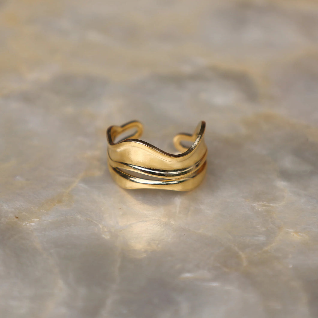 Isla PH Mawu Chunky Beach Proof Adjustable Wave Ring - KS Boardriders Surf Shop