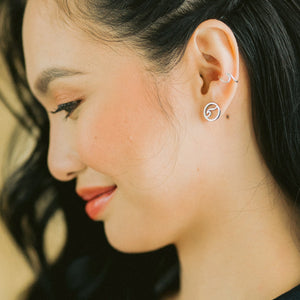 Isla PH Siargao Wave Ear Cuffs (Silver) - KS Boardriders Surf Shop