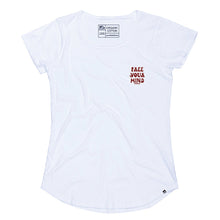 Load image into Gallery viewer, KS Free Your Mind Women&#39;s Tee (Organic White) - KS Boardriders Surf Shop