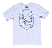 Load image into Gallery viewer, KS Island Vibes Mens Tee (White) - KS Boardriders Surf Shop