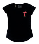 KS Life is Good Womens Tee (Black) - KS Boardriders Surf Shop