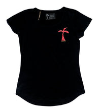 Load image into Gallery viewer, KS Life is Good Womens Tee (Black) - KS Boardriders Surf Shop