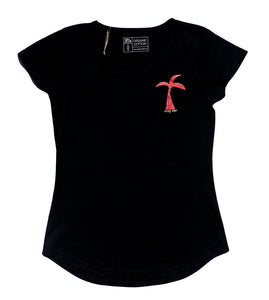 KS Life is Good Womens Tee (Black) - KS Boardriders Surf Shop