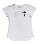 KS Life is Good Womens Tee (White) - KS Boardriders Surf Shop