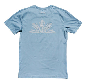 KS Rise Men's Tee (Blue) - KS Boardriders Surf Shop