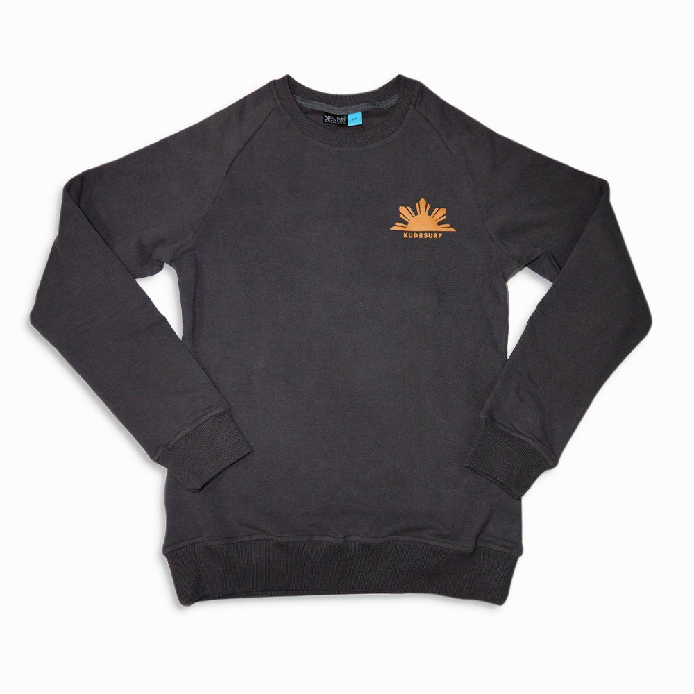 KS Rise Womens Crew Jacket (Charcoal) - KS Boardriders Surf Shop