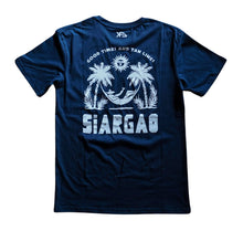 Load image into Gallery viewer, KS Siargao Island Dreams Men&#39;s Tee (Navy Blue) - KS Boardriders Surf Shop