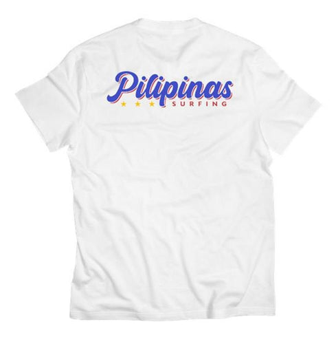 KS UPSA Pilipinas Surfing Statement Men's Tee (Organic White) - KS Boardriders Surf Shop