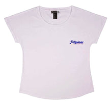 Load image into Gallery viewer, KS UPSA Pilipinas Surfing Statement Women&#39;s Tee (Organic White) - KS Boardriders Surf Shop