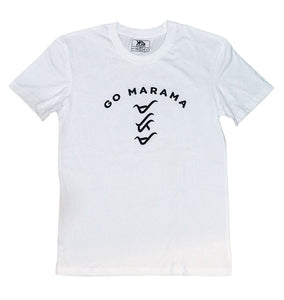 Marama X KS Go Marama Tee (White) - KS Boardriders Surf Shop