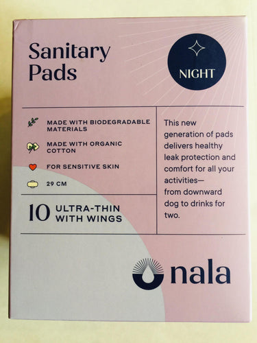 Nala Biodegradable Sanitary Pads Night (1 Piece) - KS Boardriders Surf Shop