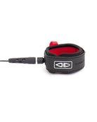Ocean & Earth 6ft Comp Moulded Leash (Black) - KS Boardriders Surf Shop