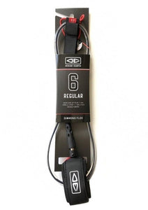 Ocean & Earth 6ft Regular Moulded Leash Black - KS Boardriders Surf Shop