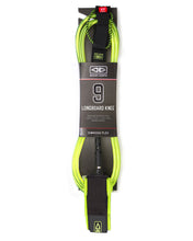 Load image into Gallery viewer, Ocean &amp; Earth 9ft Longboard Regular Knee Moulded Leash Green - KS Boardriders Surf Shop