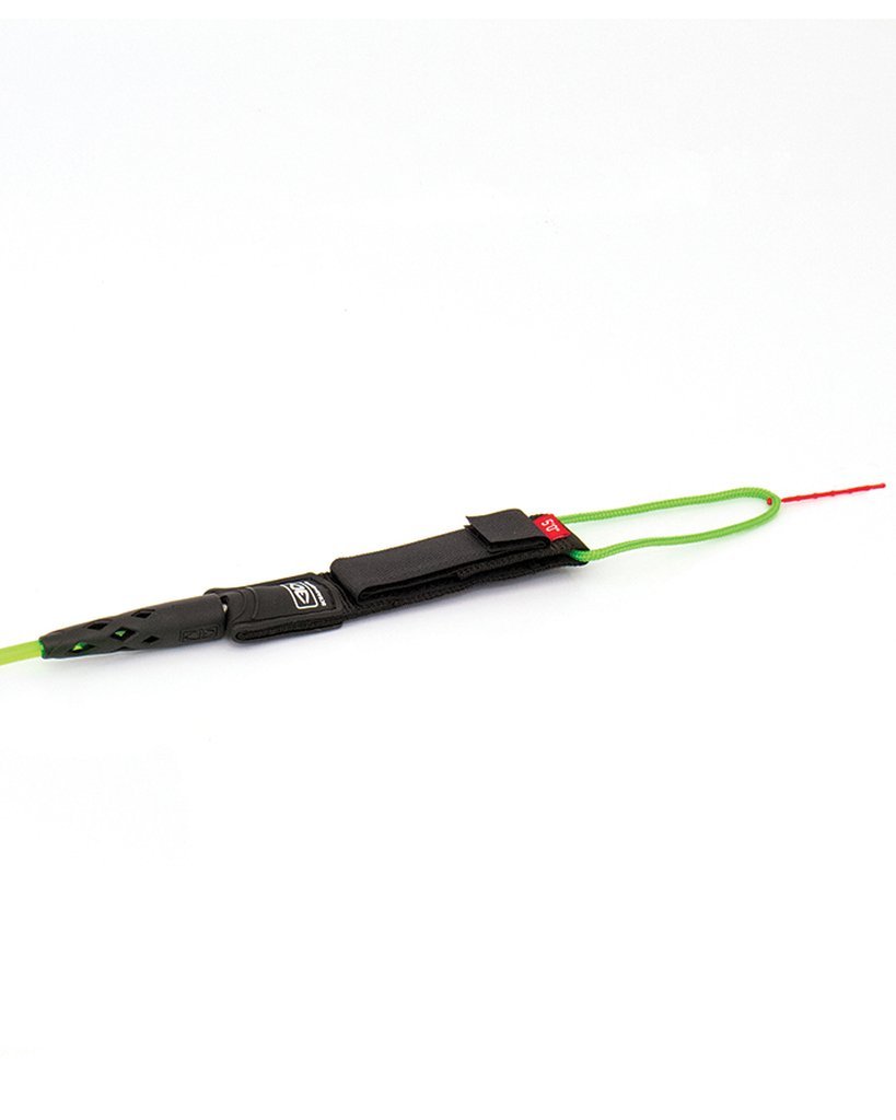 Ocean & Earth 9ft Regular Moulded Leash Lime Green - KS Boardriders Surf Shop