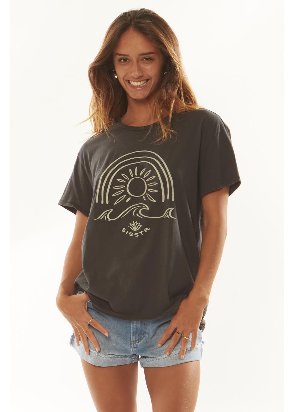 Sea Sisstr Ss Knit Boyfriend Tee - KS Boardriders Surf Shop