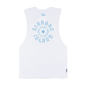 Siargao Surf Men's Tank (Organic White) - KS Boardriders Surf Shop