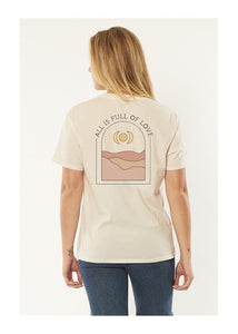 Sisstr All Full Organic Shortsleeve Knit Tee (Vintage White) - KS Boardriders Surf Shop