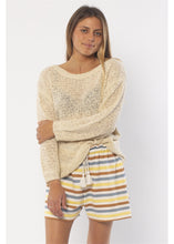 Load image into Gallery viewer, Sisstr Beachwalker Longsleeve Knit Sweater (Sea Salt) - KS Boardriders Surf Shop