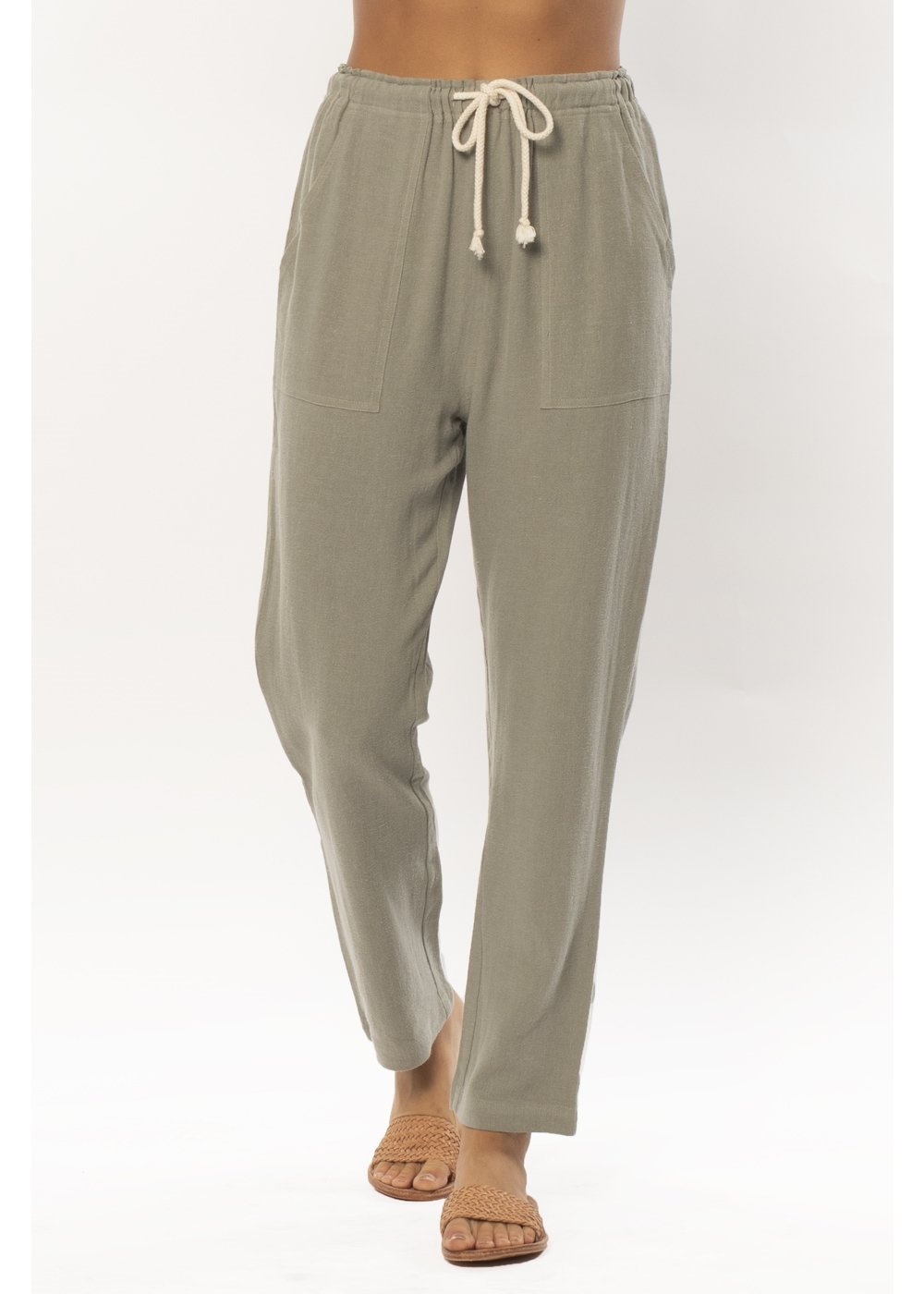 Sisstr Beachwood Woven Pant (Light Agave) - KS Boardriders Surf Shop