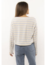 Load image into Gallery viewer, Sisstr Camillo Longsleeve Knit Top (Breaker Blue) - KS Boardriders Surf Shop