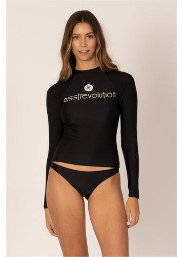 Sisstr Cassie Rashguard (Black) - KS Boardriders Surf Shop