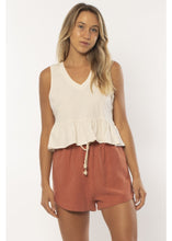 Load image into Gallery viewer, Sisstr Hayden Knit Tank Top (Sea Salt) - KS Boardriders Surf Shop