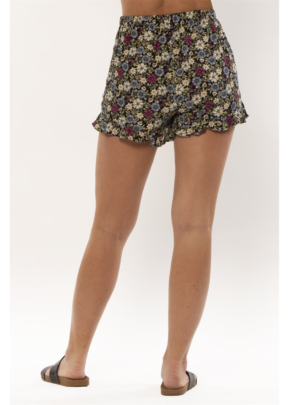Sisstr Magnolia Woven Short (Black) - KS Boardriders Surf Shop