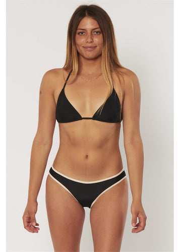 Sisstr Solid Cove Triangle Top (Black) - KS Boardriders Surf Shop