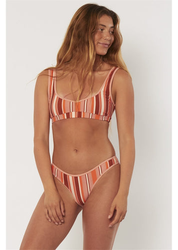 Sisstr Stripe Palau Bralette (Rosie) - KS Boardriders Surf Shop