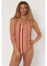 Load image into Gallery viewer, Sisstr Stripe Plunge One Piece (Rosie) - KS Boardriders Surf Shop