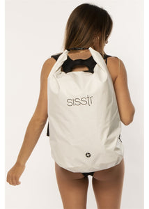 Sisstr Tide Wet/Dry Backpack 35L (White) - KS Boardriders Surf Shop