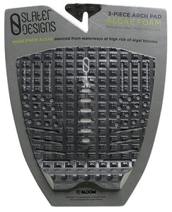 Slater Designs 3 Piece Arch Traction Pad - Black/Grey - KS Boardriders | Philippines Online Branded Clothes & Surf Shop
