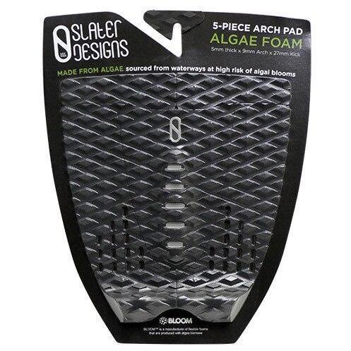 Slater Designs 5 Piece Arch Traction Pad - Black/Grey - KS Boardriders Surf Shop