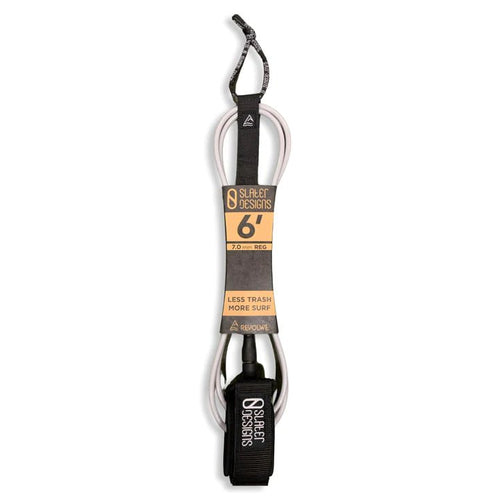 Slater Designs 6'0 Comp Leash (Silver) - KS Boardriders Surf Shop