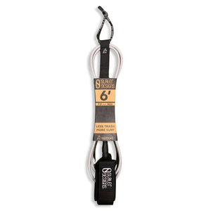 Slater Designs 6'0 Comp Leash (Silver) - KS Boardriders Surf Shop