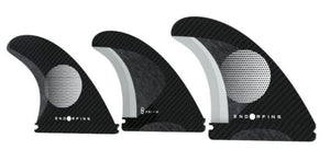 Slater Designs Endorfin Future Base KS1 3 Fin Set (Black/White) - KS Boardriders Surf Shop
