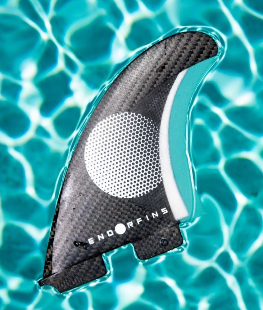 Slater Designs Endorfin Future Base KS1 3 Fin Set (Black/White) - KS Boardriders Surf Shop