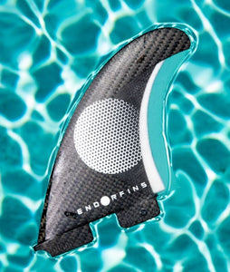 Slater Designs Endorfin Future Base KS1 3 Fin Set (Black/White) - KS Boardriders Surf Shop