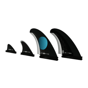 Slater Designs KS Twin + 2 Fin Single Tab (Black/Blue) - KS Boardriders Surf Shop