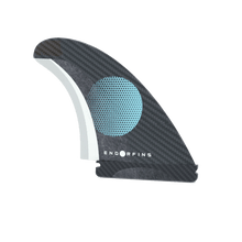 Load image into Gallery viewer, Slater Designs KS Twin + 2 Fin Single Tab (Black/Blue) - KS Boardriders Surf Shop