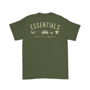 South Swell Essentials Tee (M. Green) - KS Boardriders Surf Shop