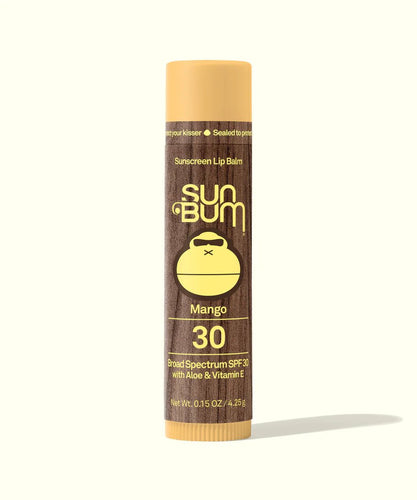 Sun Bum SPF 30 Mango Lip Balm 0.15 oz - KS Boardriders Surf Shop
