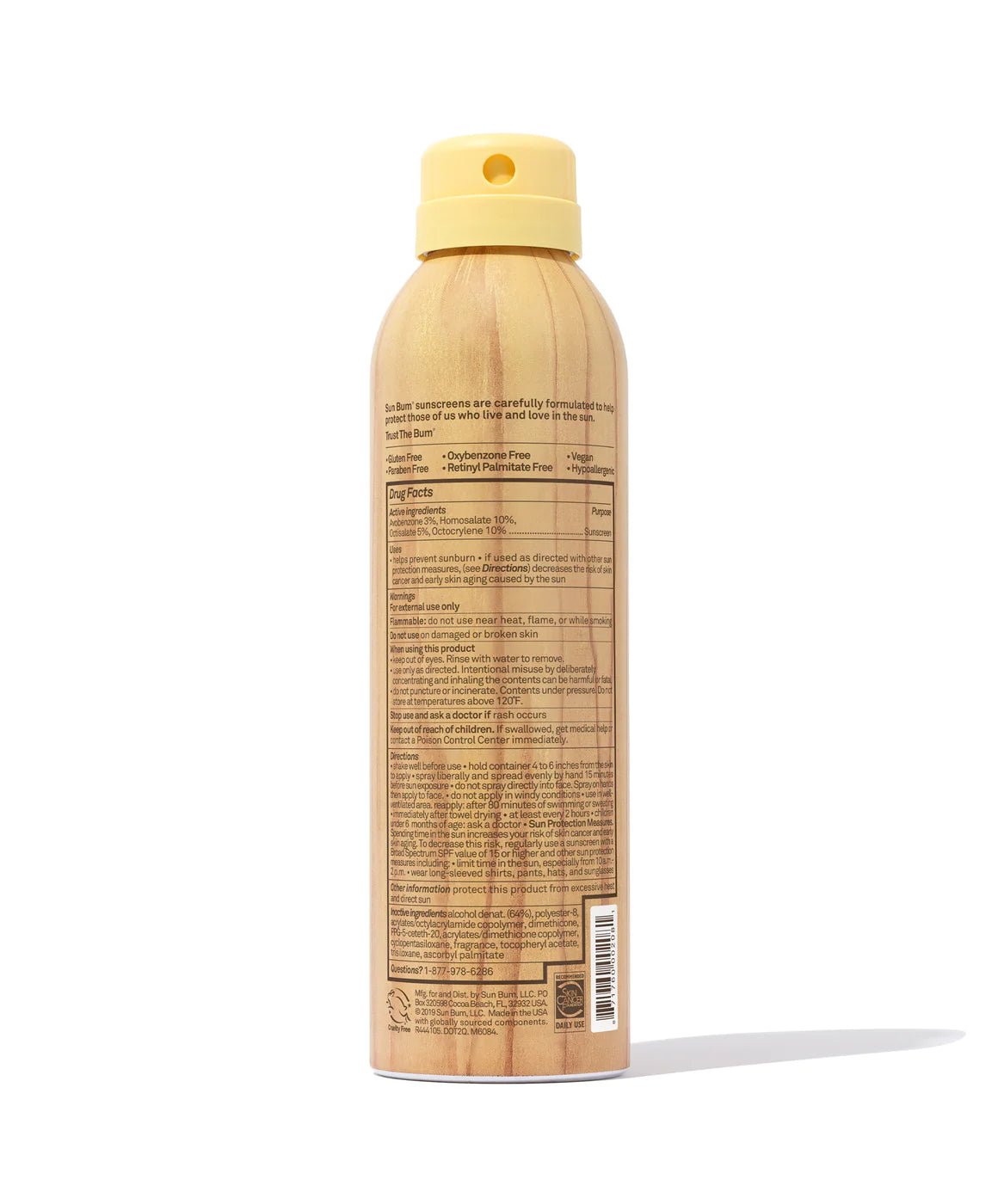 Sun Bum SPF 70 Sunscreen Spray 6 Fl. Oz. - KS Boardriders Surf Shop