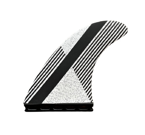 Thruster Fins (Black/White) - Future plug - KS Boardriders Surf Shop
