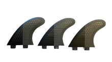Load image into Gallery viewer, Thruster Fins (Trans/Black) - FCS plug - KS Boardriders Surf Shop