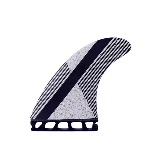 Thruster Large Fin (Monochrome Stripe) - Future - KS Boardriders Surf Shop